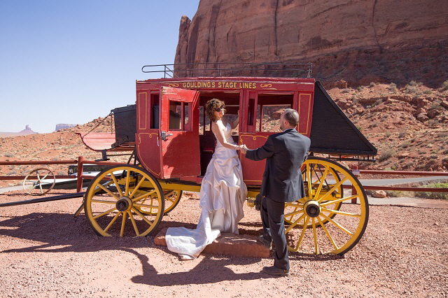 Monument Valley Wedding Stage Coach