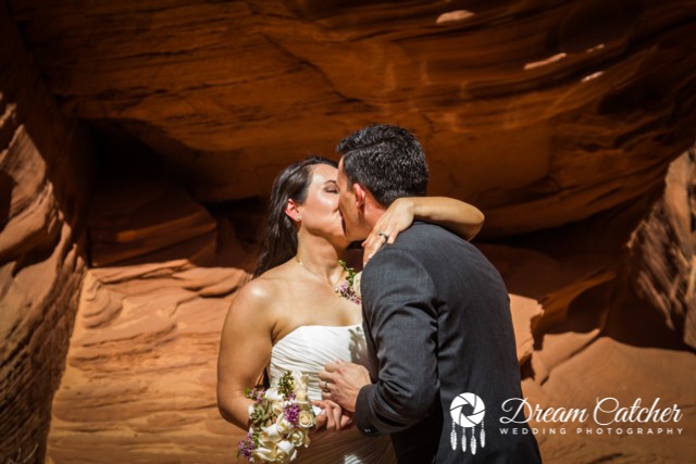 Secret Canyon Wedding, Lake Powell, L&W   1-44